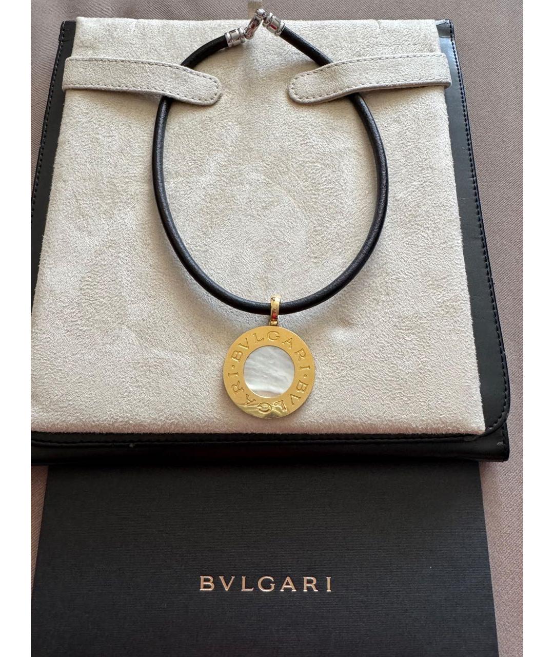 BVLGARI Золотая подвеска из желтого золота, фото 5