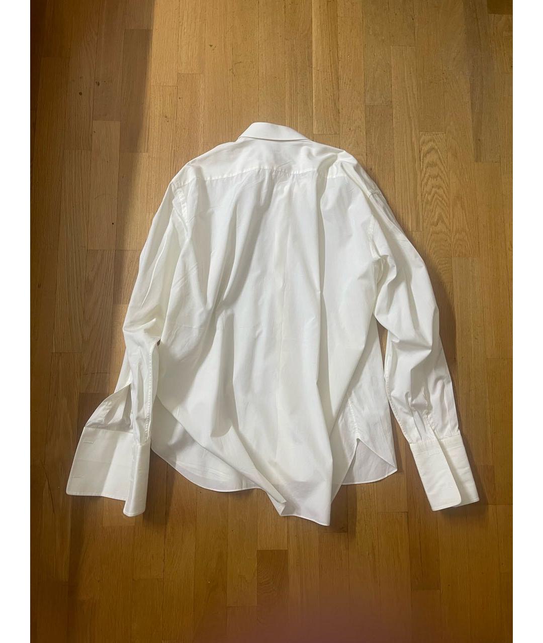 BRIONI Белая хлопковая классическая рубашка, фото 2