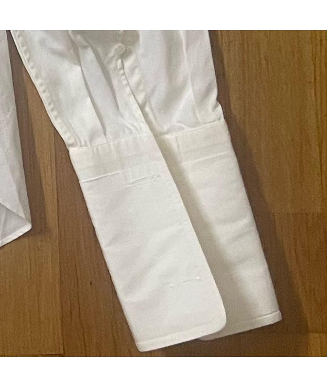 BRIONI Белая хлопковая классическая рубашка, фото 4