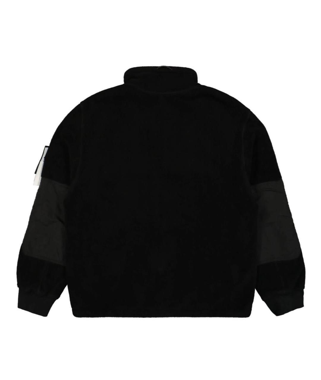 STONE ISLAND Черная хлопковая куртка, фото 3