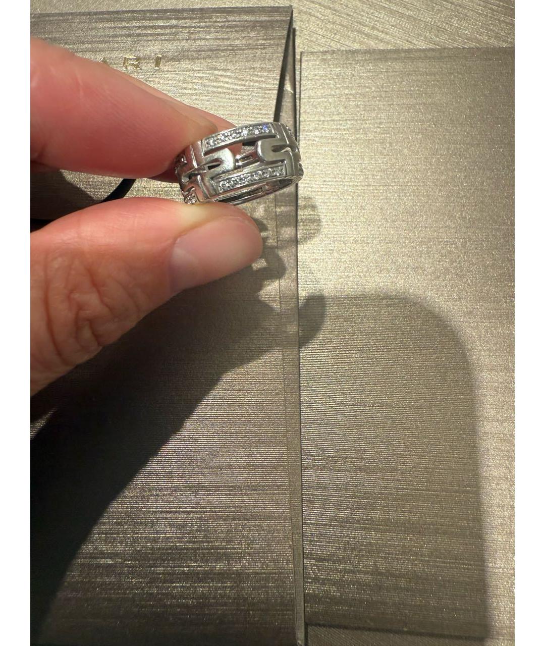 BVLGARI Серебряное кольцо из белого золота, фото 6