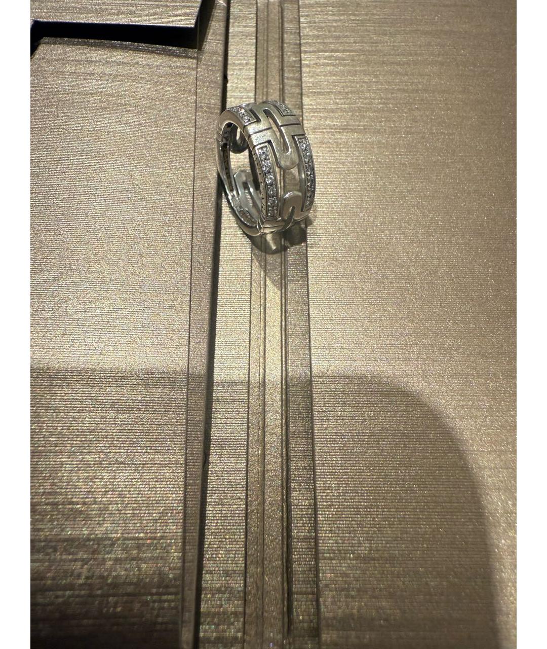BVLGARI Серебряное кольцо из белого золота, фото 7