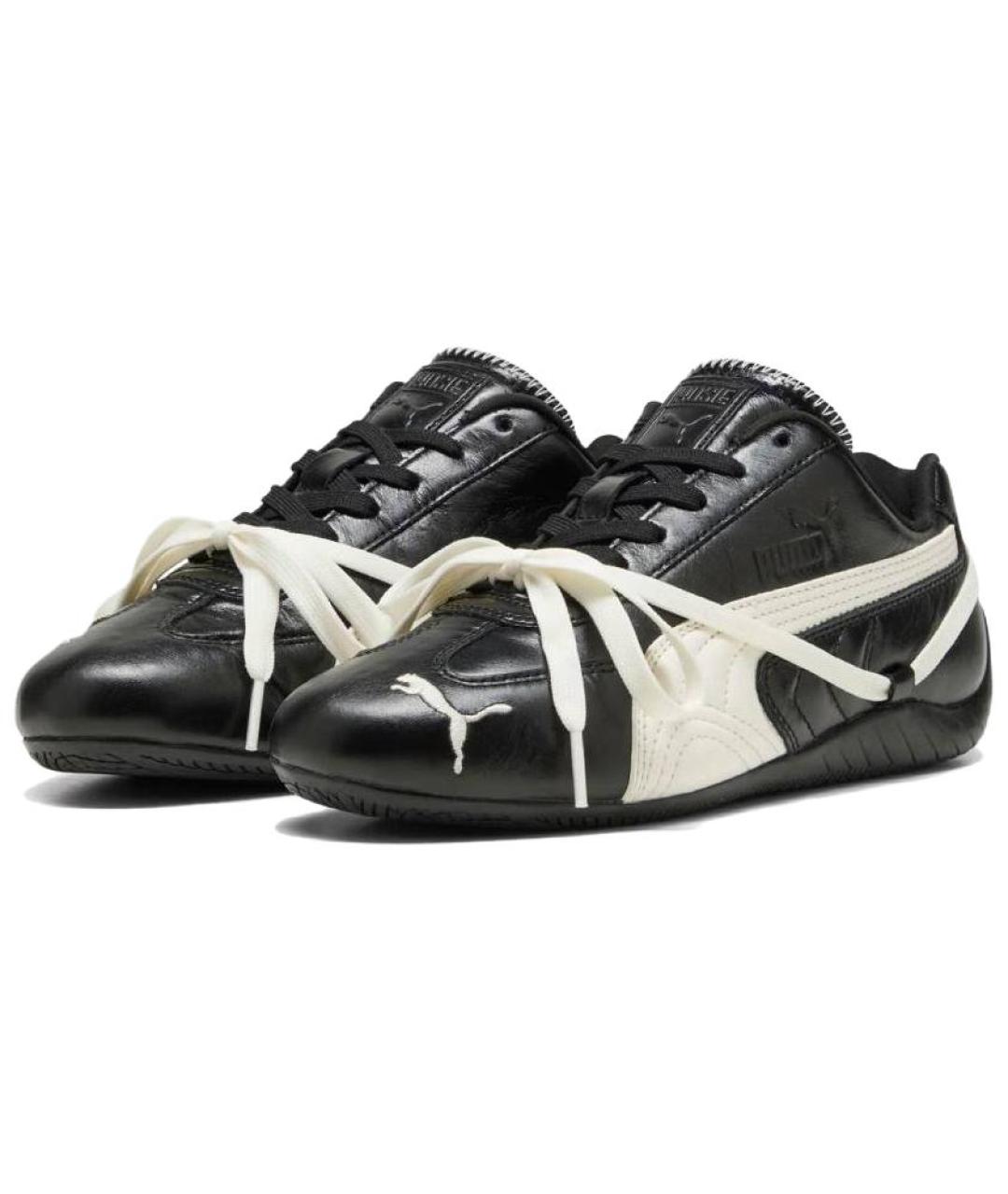 PUMA Черные кожаные кроссовки, фото 3