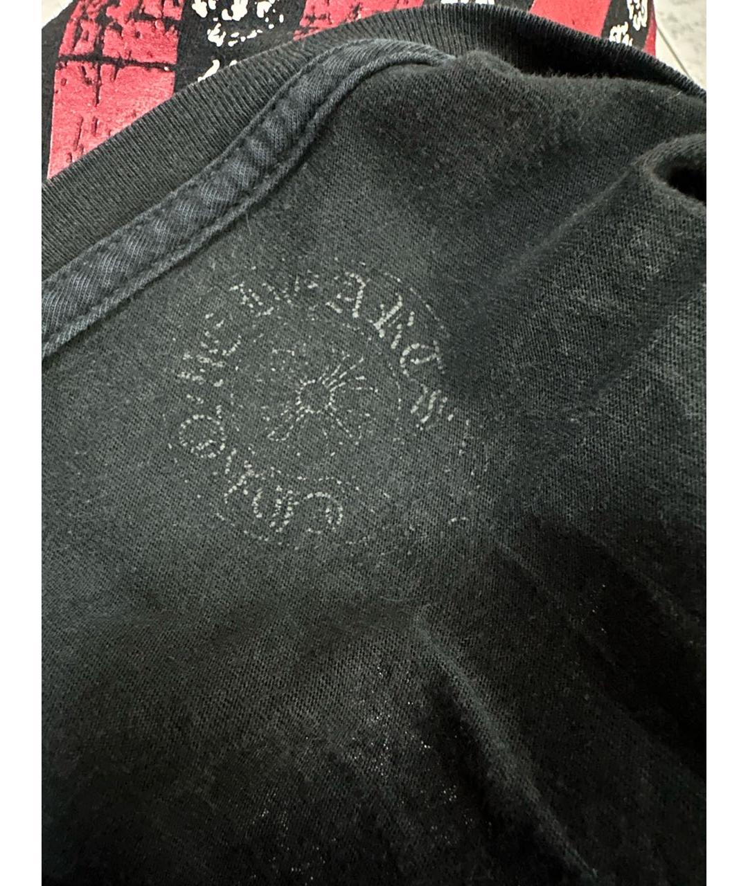 CHROME HEARTS Черная хлопковая футболка, фото 3