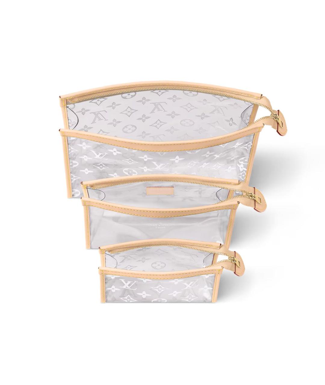 LOUIS VUITTON Белая косметичка, фото 3