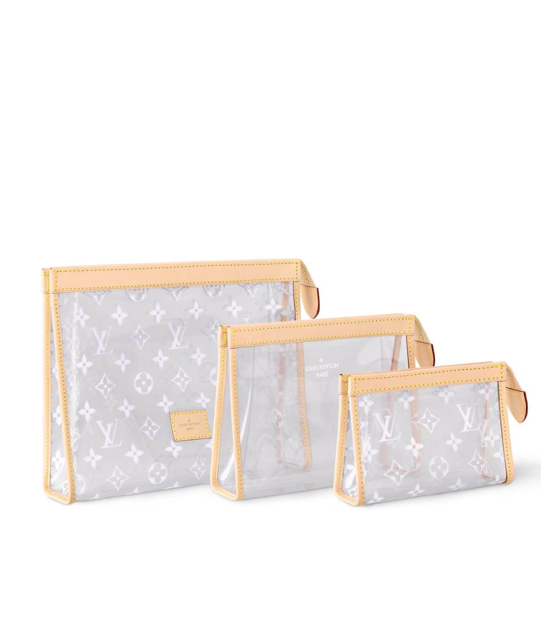 LOUIS VUITTON Белая косметичка, фото 2
