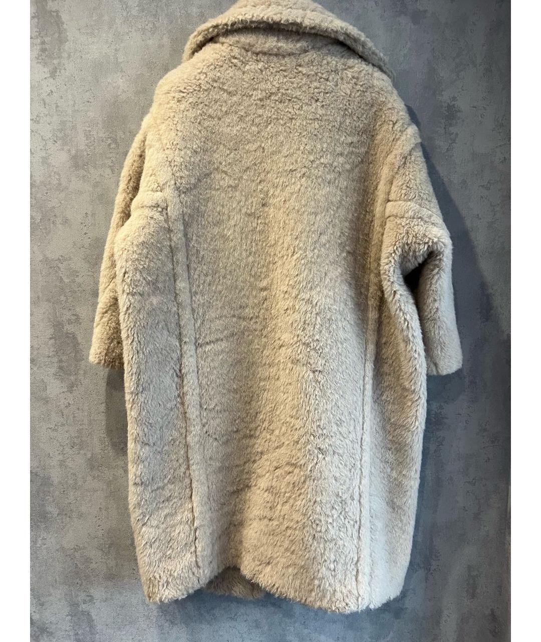 MAX MARA Бежевая меховая шуба, фото 5