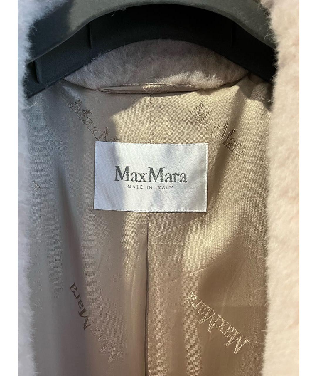 MAX MARA Бежевая меховая шуба, фото 3