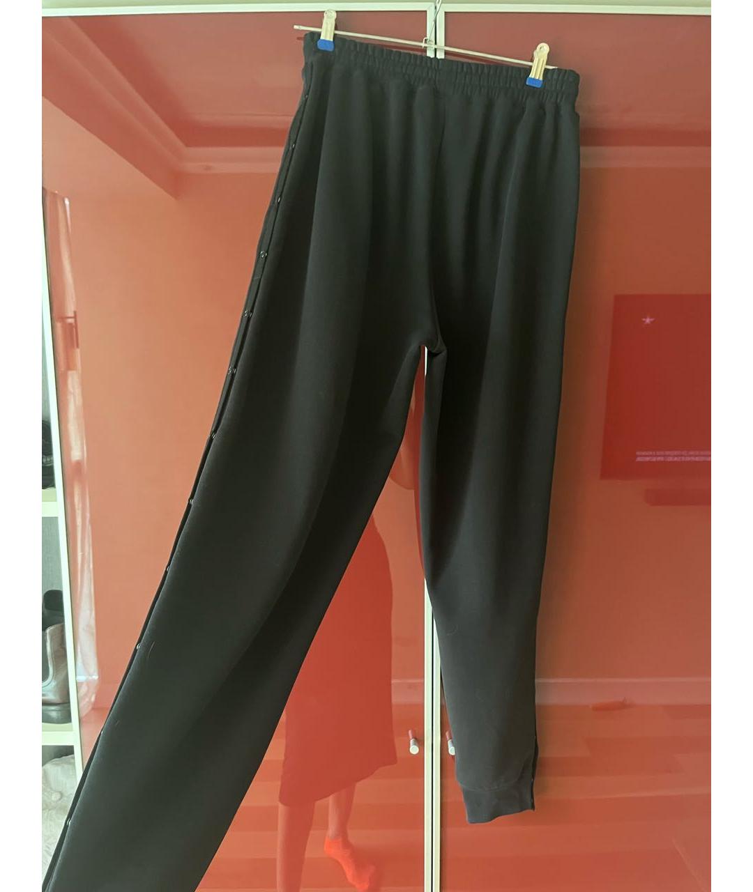 3.1 PHILLIP LIM Черные хлопковые спортивные брюки и шорты, фото 2