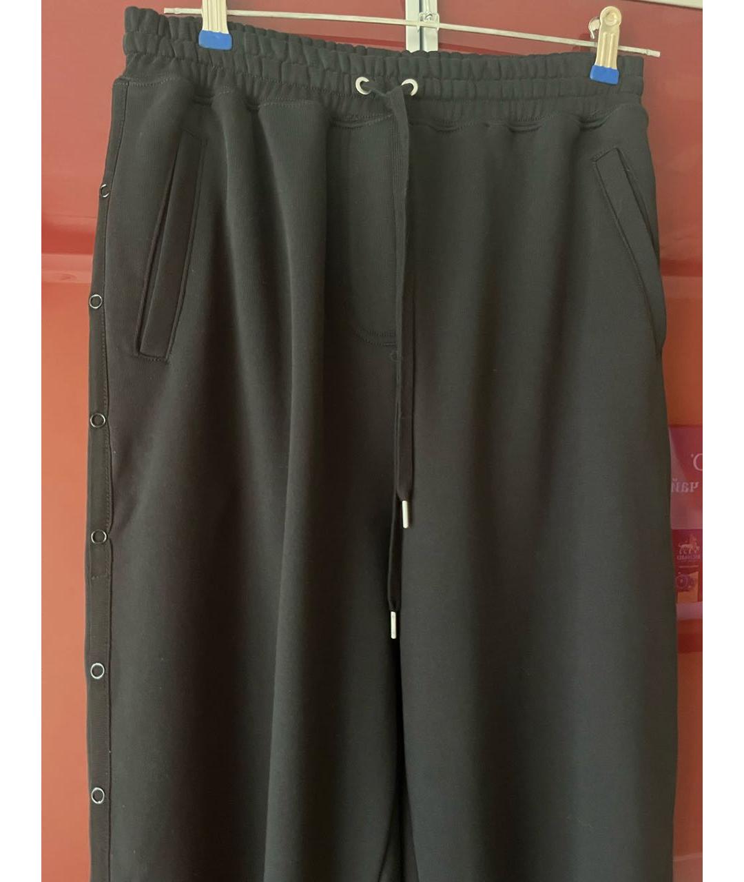3.1 PHILLIP LIM Черные хлопковые спортивные брюки и шорты, фото 6