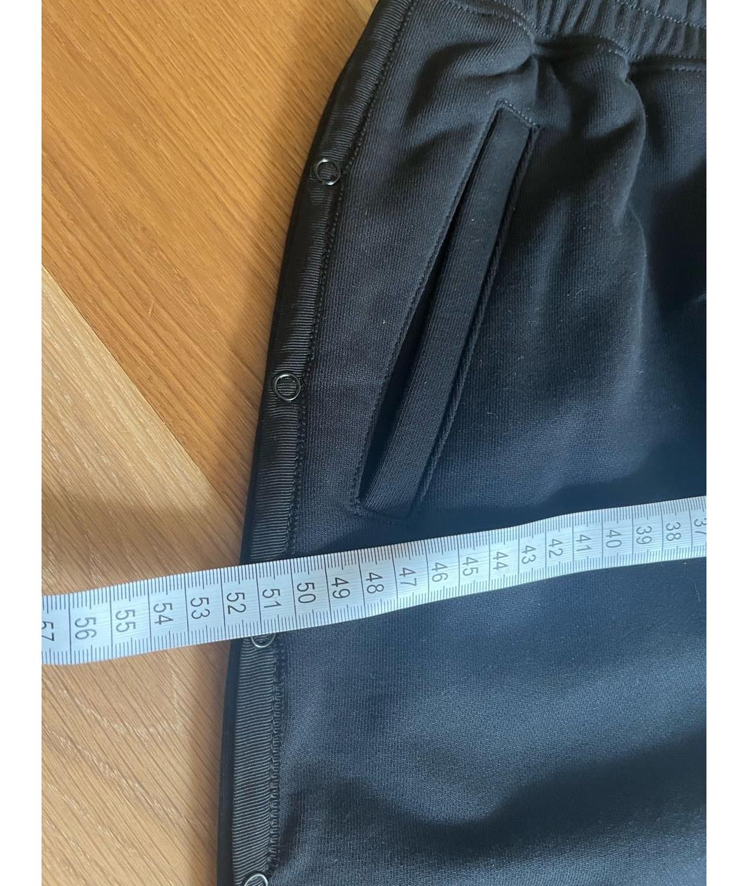 3.1 PHILLIP LIM Черные хлопковые спортивные брюки и шорты, фото 7