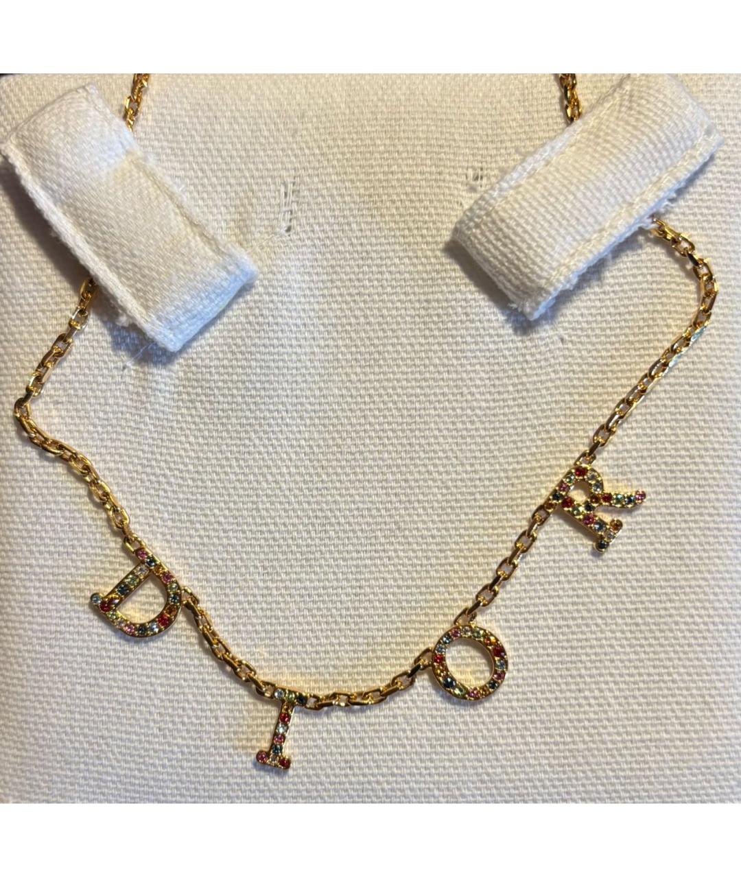 CHRISTIAN DIOR Золотая позолоченная цепочка, фото 3