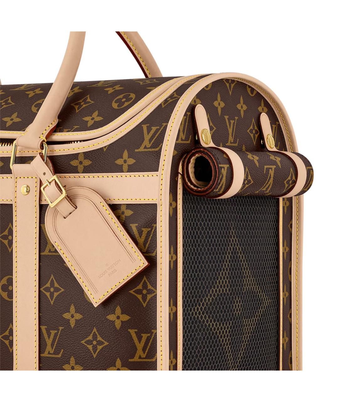 LOUIS VUITTON Коричневая дорожная/спортивная сумка, фото 2