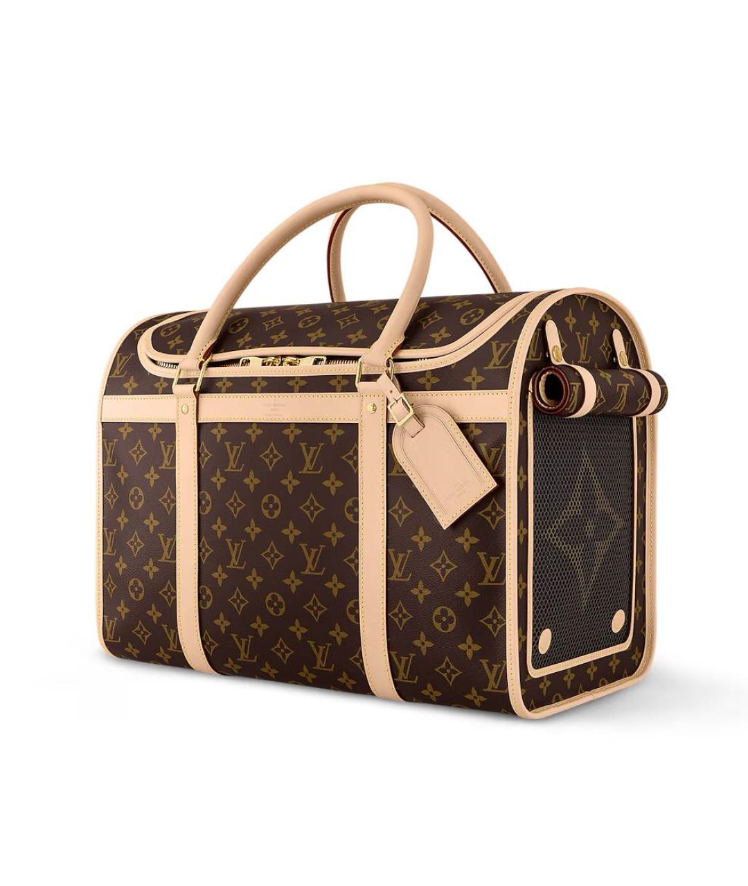 LOUIS VUITTON Коричневая дорожная/спортивная сумка, фото 5