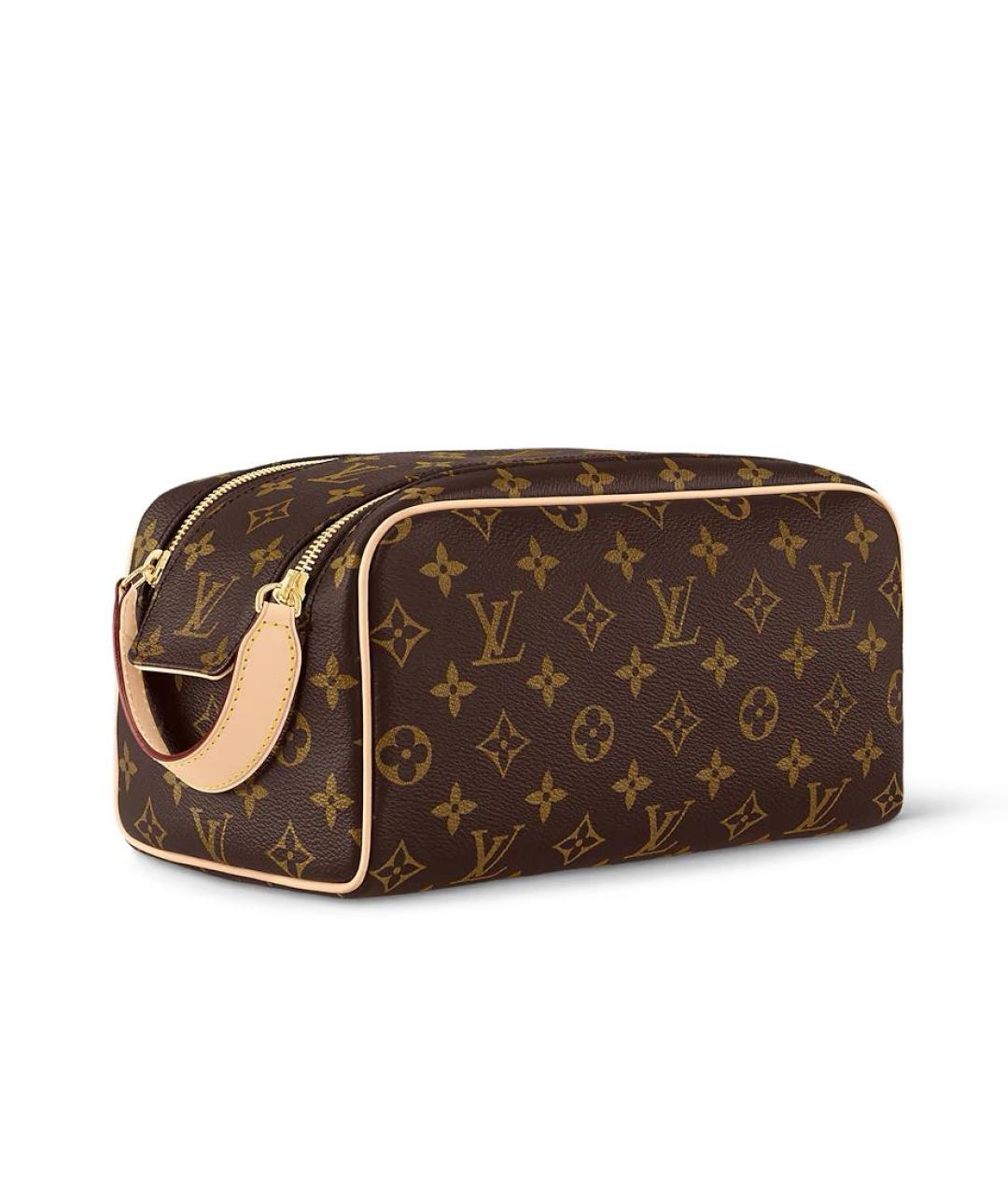 LOUIS VUITTON Коричневая косметичка, фото 2