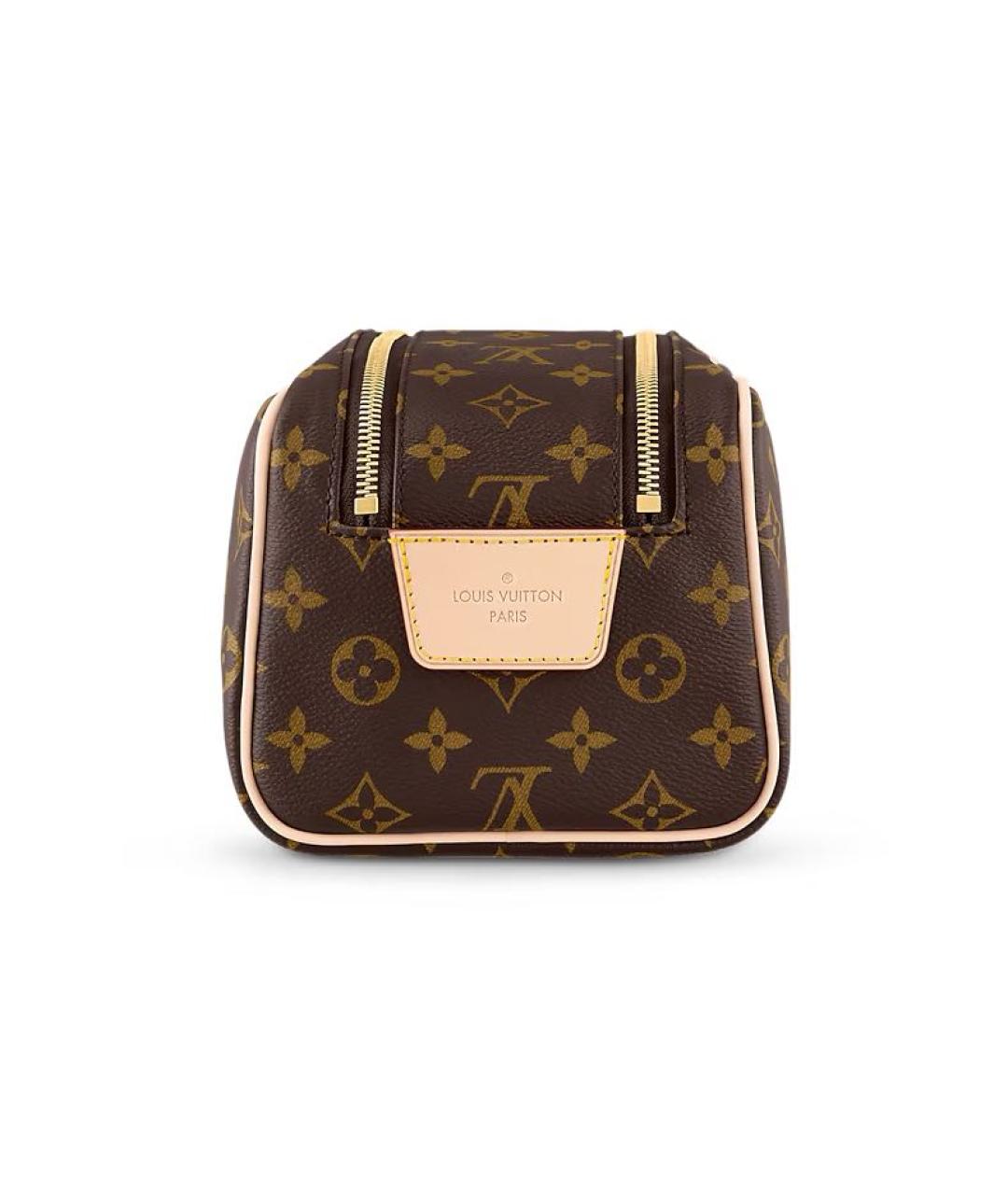 LOUIS VUITTON Коричневая косметичка, фото 5