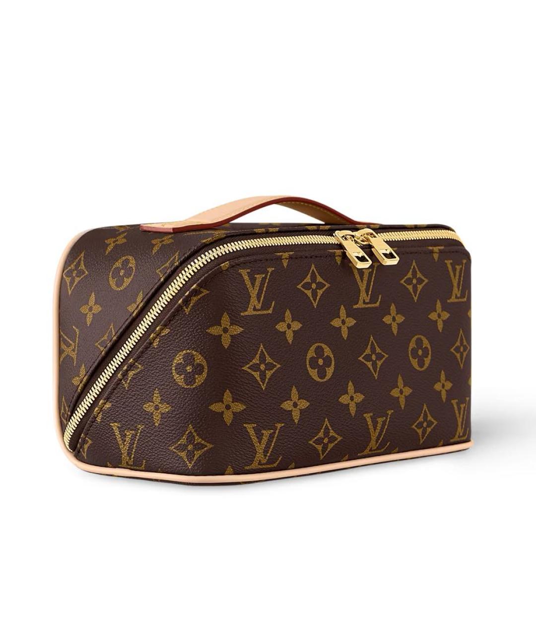 LOUIS VUITTON Коричневая косметичка, фото 2