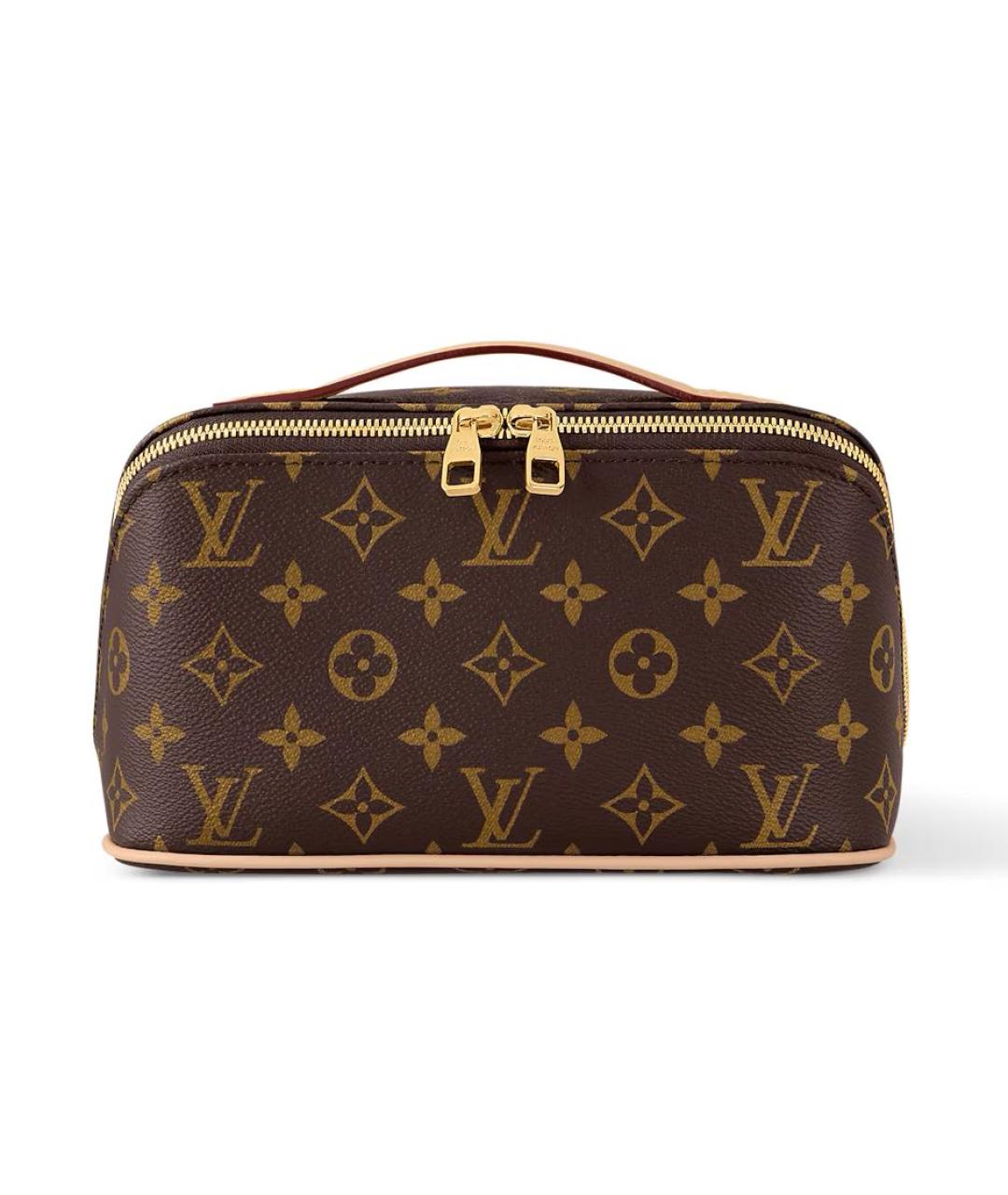 LOUIS VUITTON Коричневая косметичка, фото 1