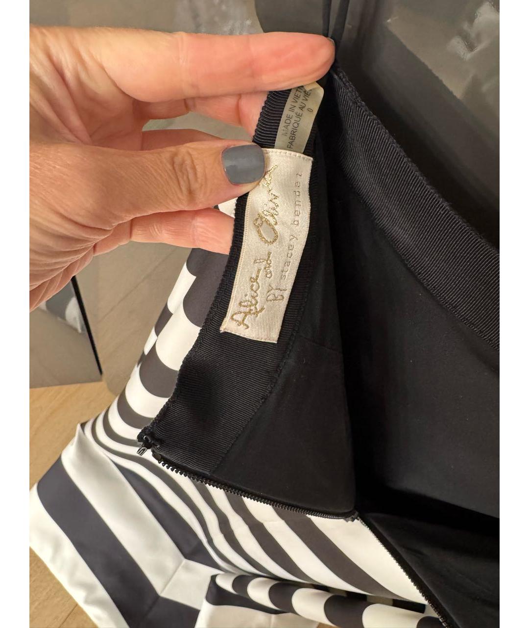 ALICE+OLIVIA Атласная юбка макси, фото 3