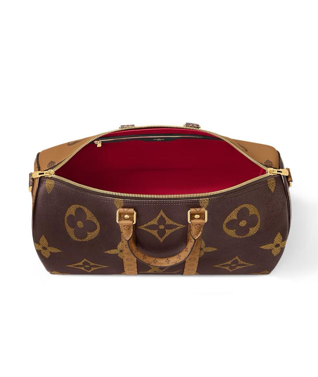 LOUIS VUITTON Коричневая дорожная/спортивная сумка, фото 3