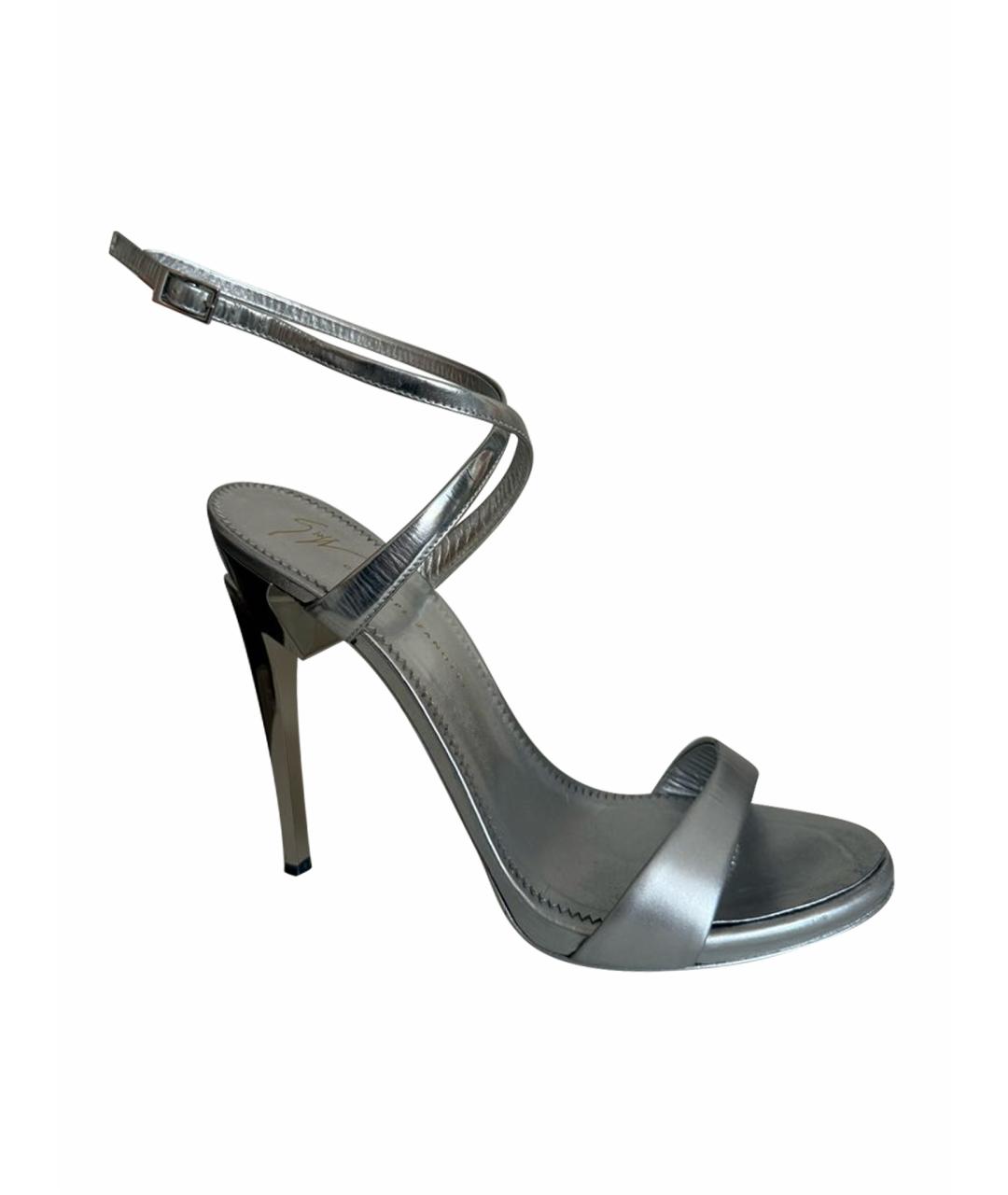 GIUSEPPE ZANOTTI DESIGN Серебряные босоножки, фото 1