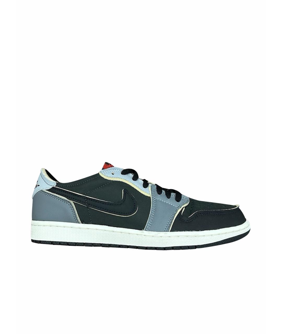 NIKE Черные низкие кроссовки / кеды, фото 1