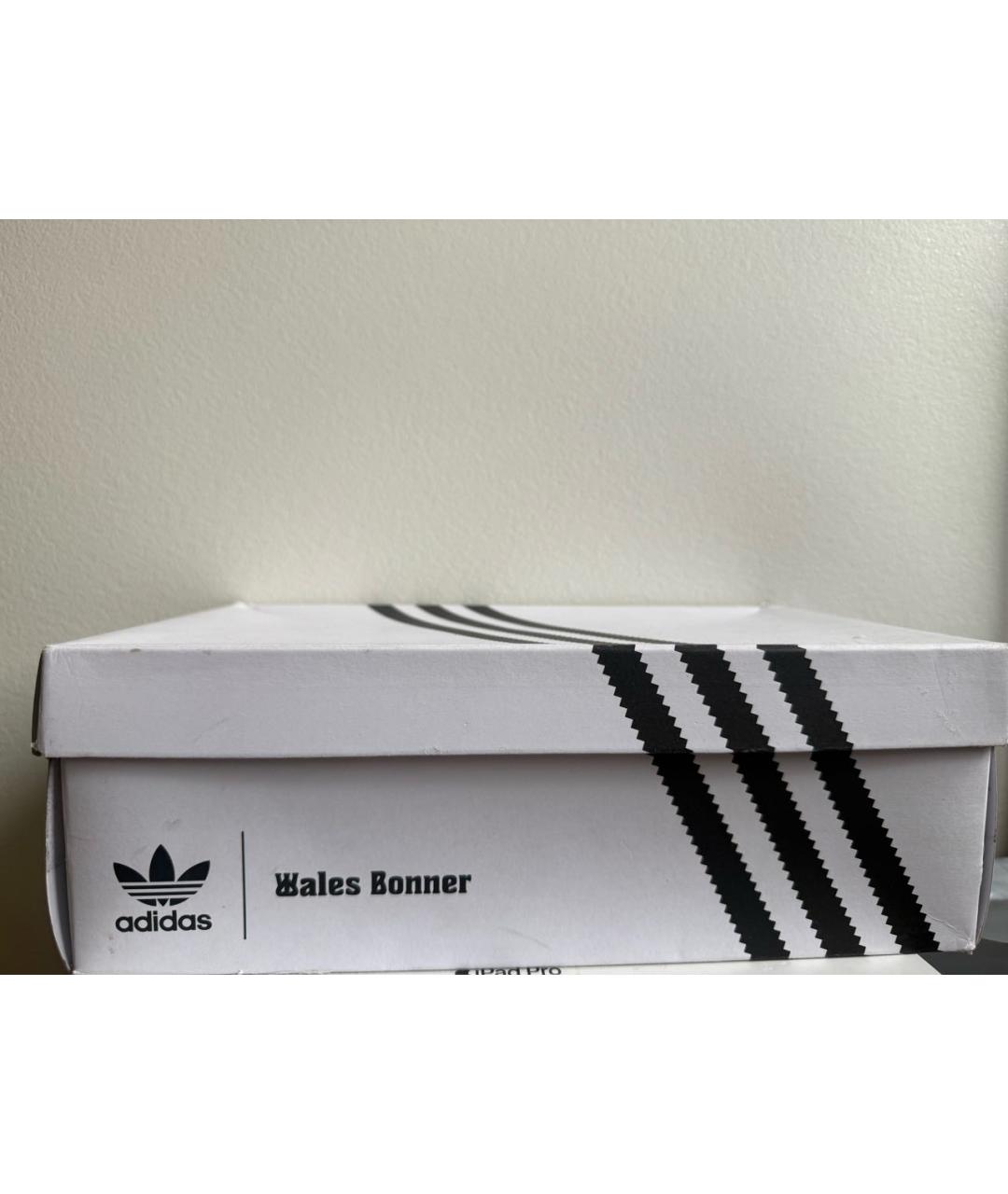ADIDAS Горчичные замшевые низкие кроссовки / кеды, фото 5