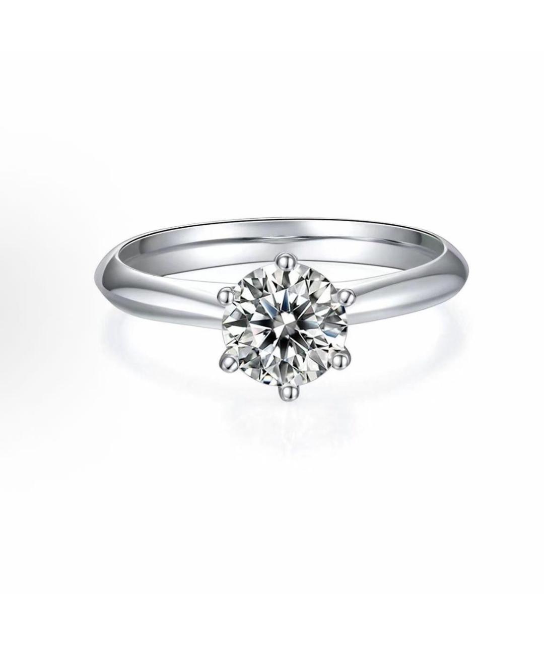 TIFFANY&CO Серебряное платиновое кольцо, фото 9