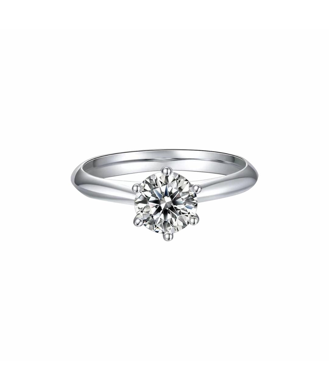 TIFFANY&CO Серебряное платиновое кольцо, фото 1