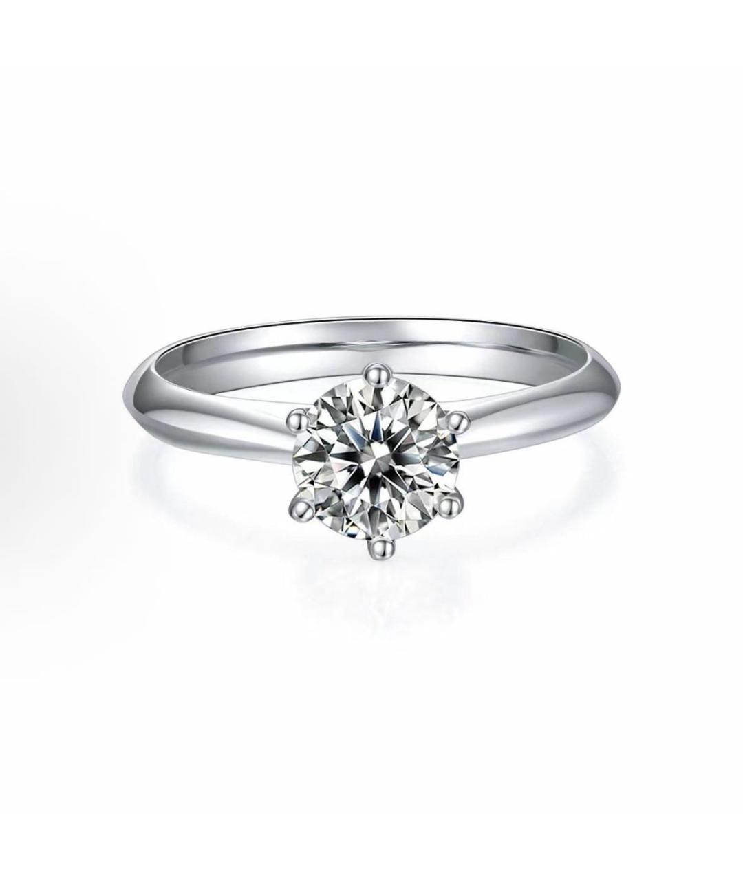 TIFFANY&CO Серебряное платиновое кольцо, фото 9