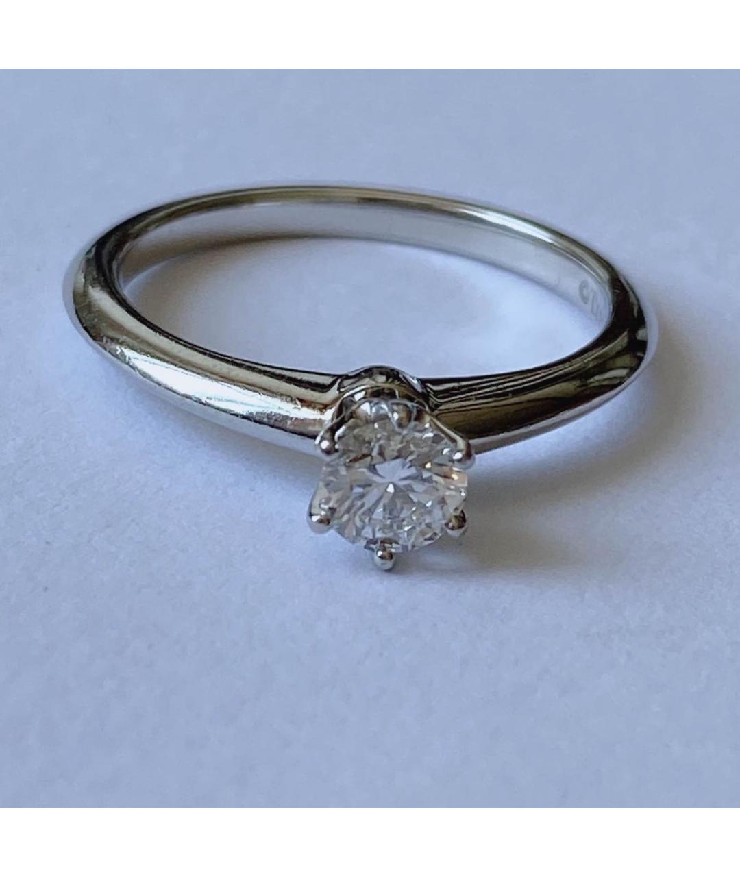 TIFFANY&CO Серебряное платиновое кольцо, фото 5