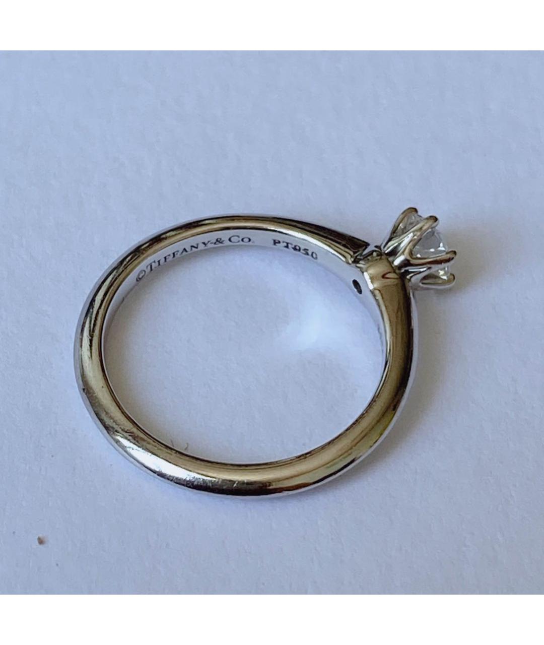 TIFFANY&CO Серебряное платиновое кольцо, фото 8