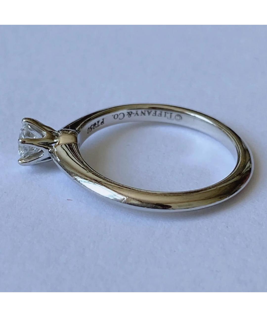 TIFFANY&CO Серебряное платиновое кольцо, фото 3