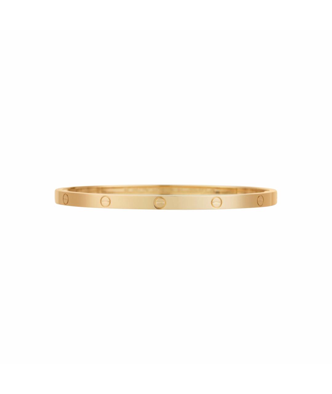 CARTIER Золотой браслет из желтого золота, фото 1