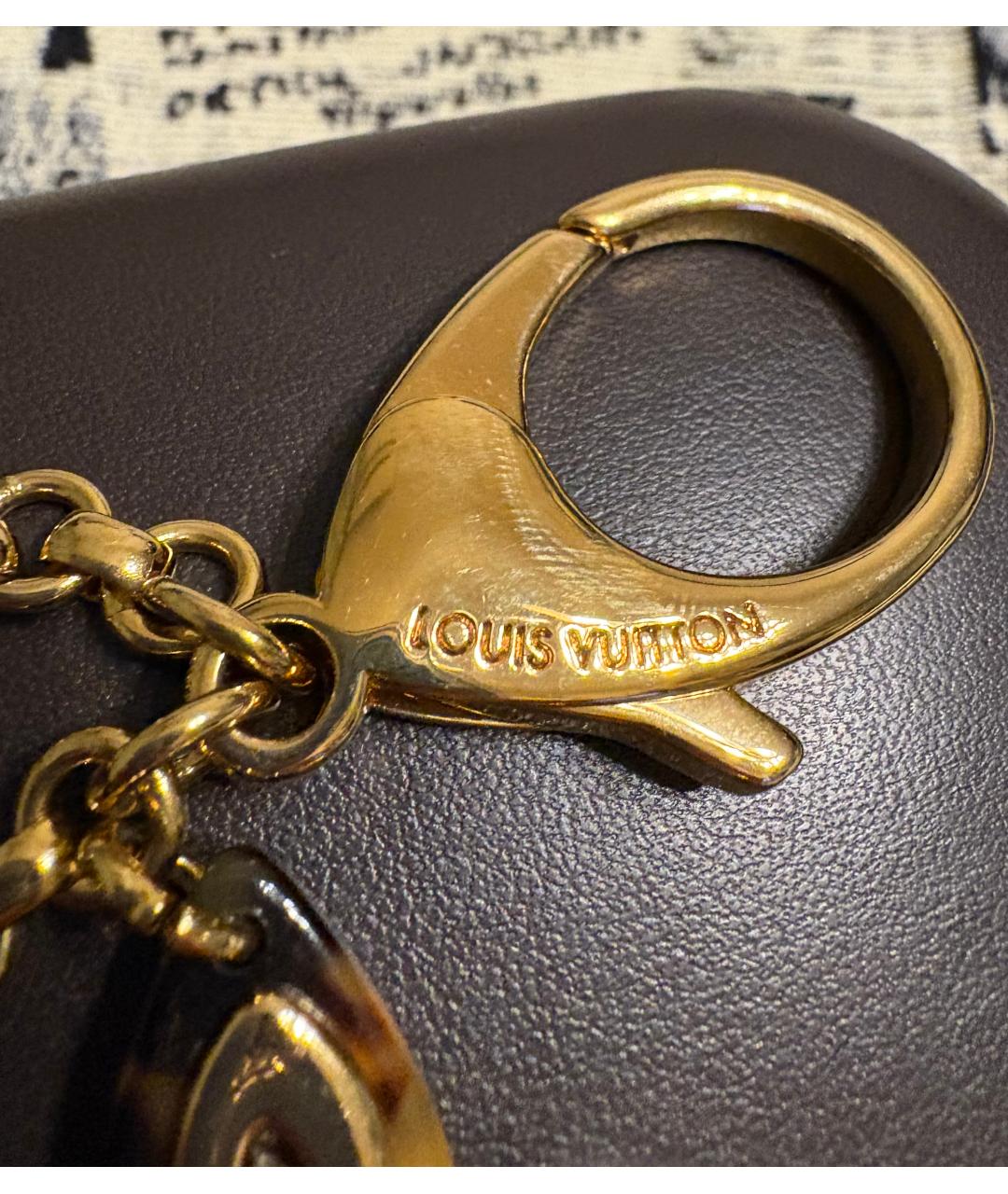 LOUIS VUITTON Золотой брелок, фото 6