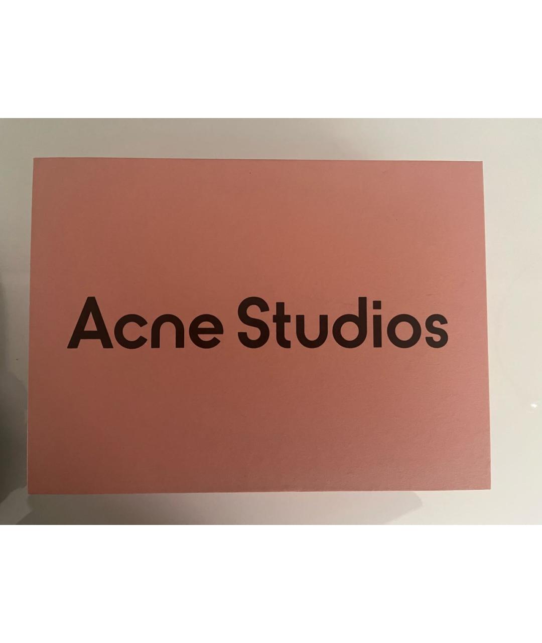 ACNE STUDIOS Черные кожаные сабо, фото 5