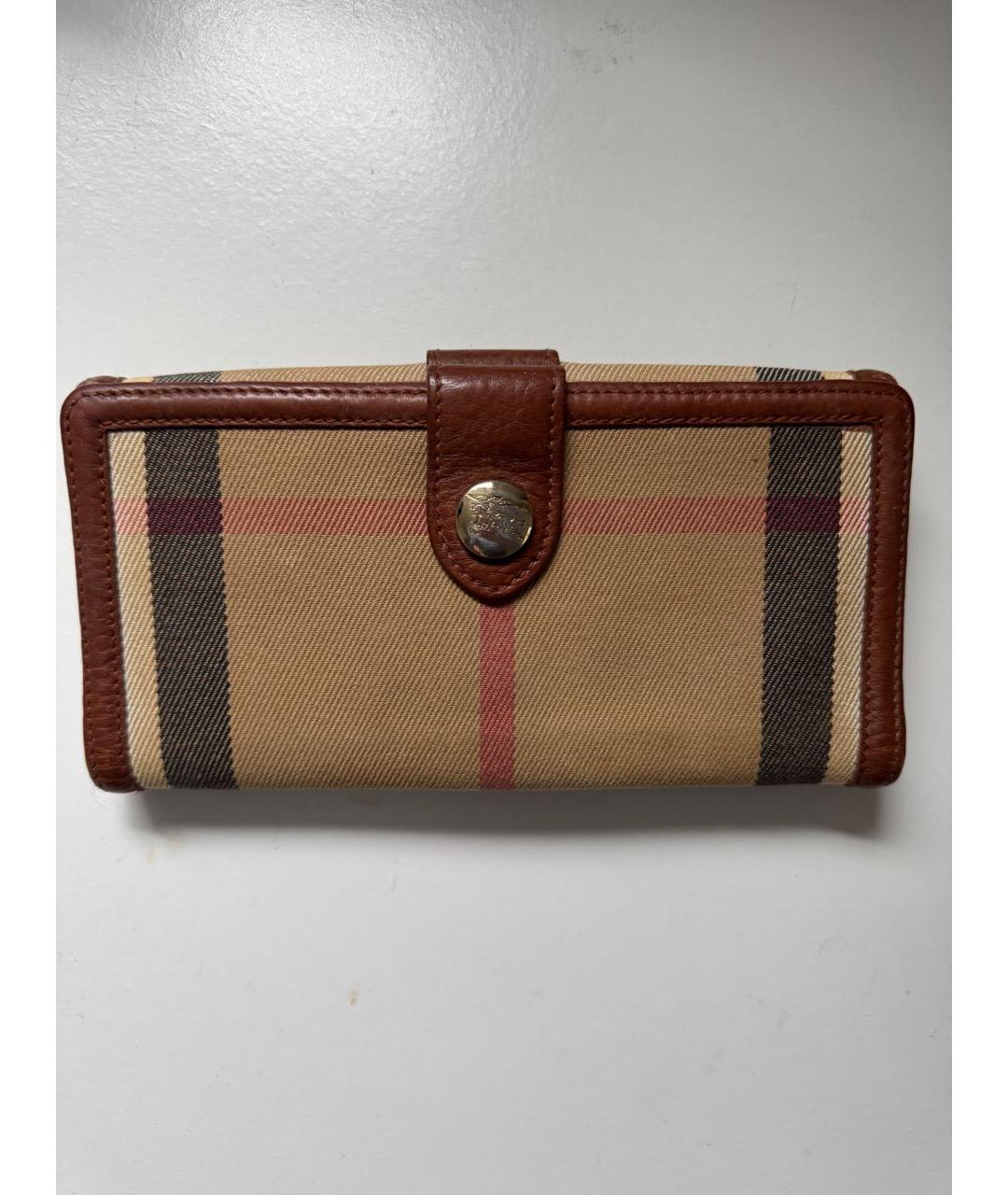 BURBERRY Бежевый кошелек, фото 3