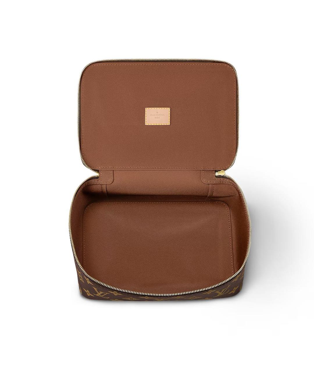 LOUIS VUITTON Коричневая косметичка, фото 3