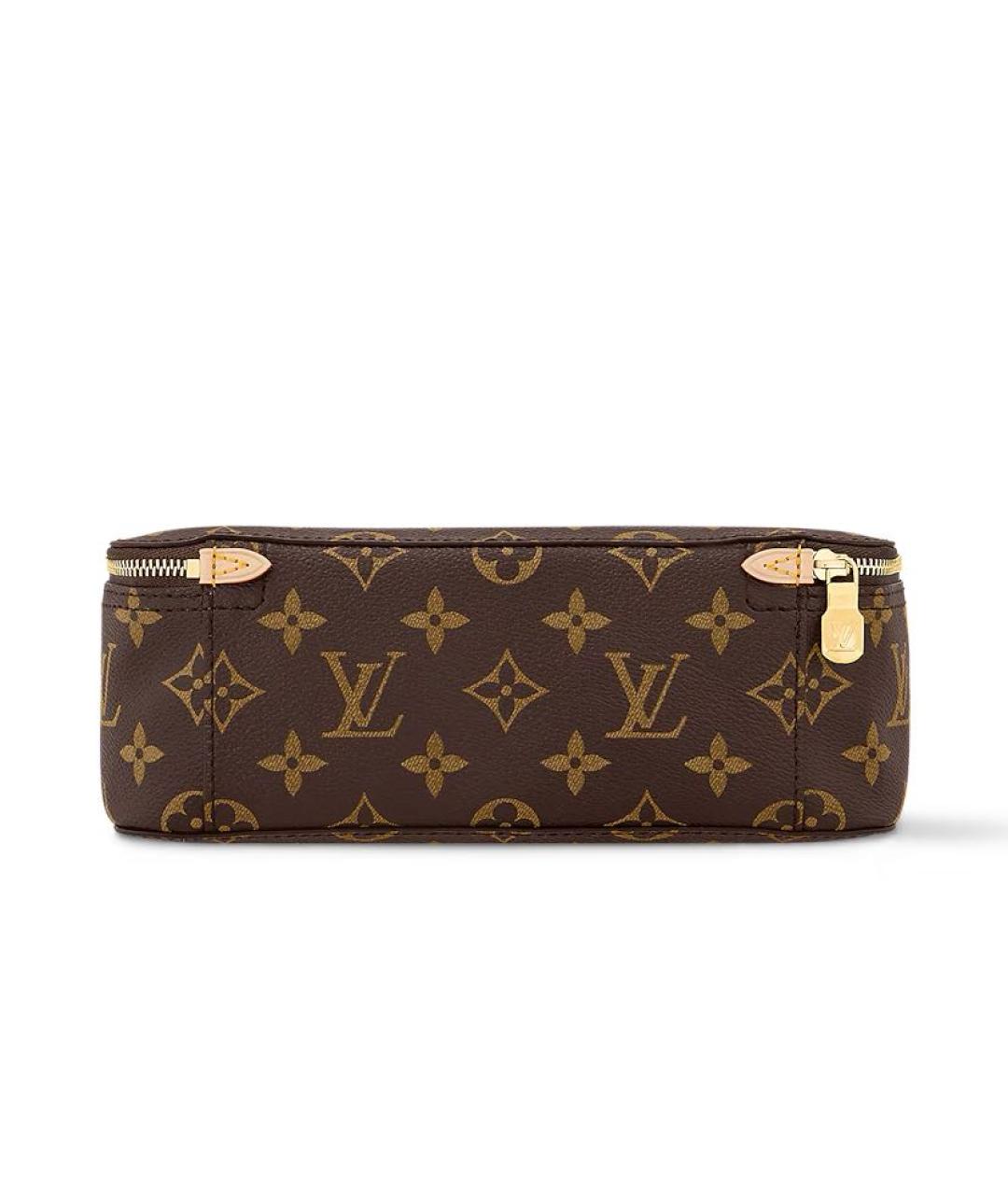 LOUIS VUITTON Коричневая косметичка, фото 4