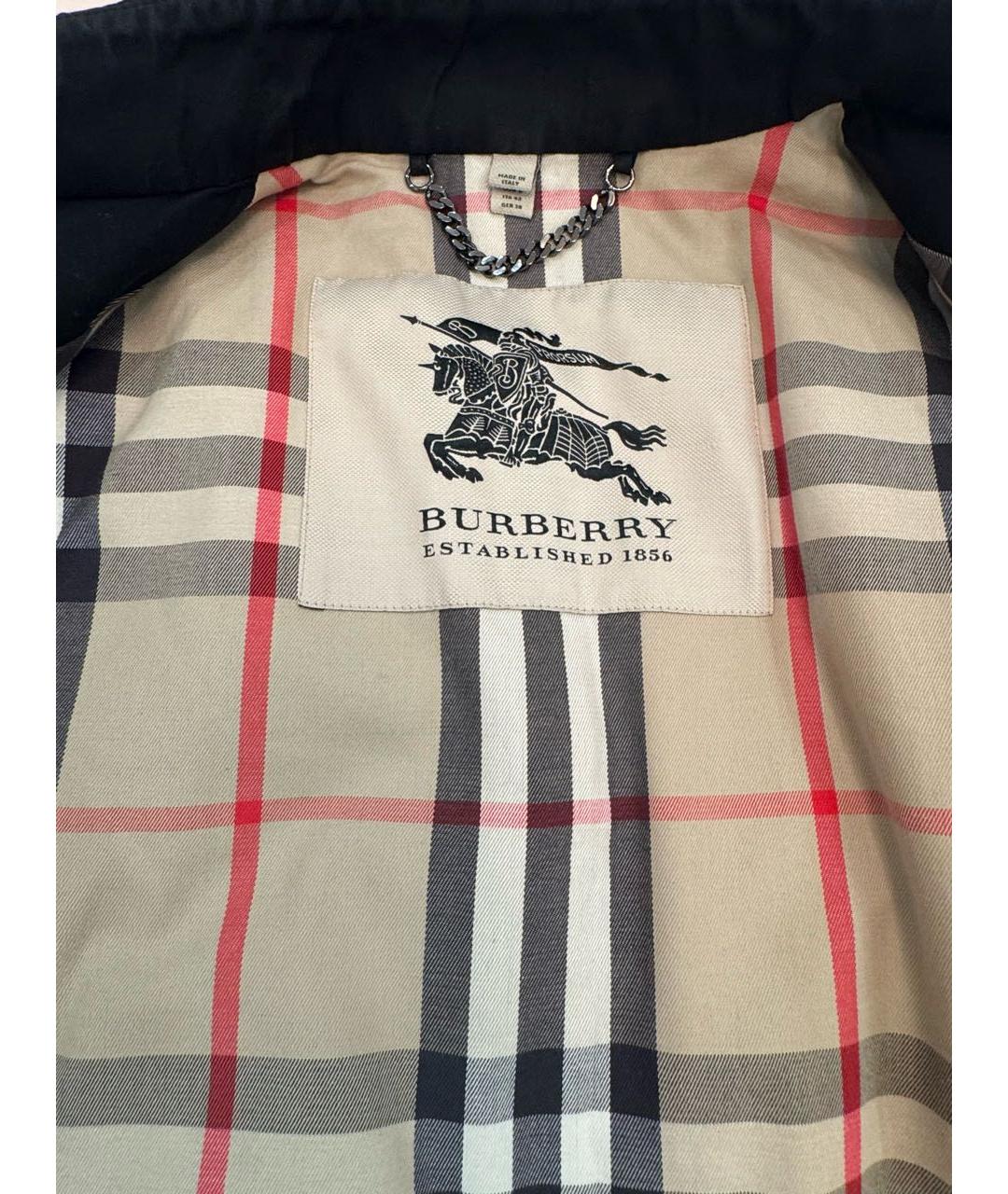 BURBERRY Черный тренч/плащ, фото 4
