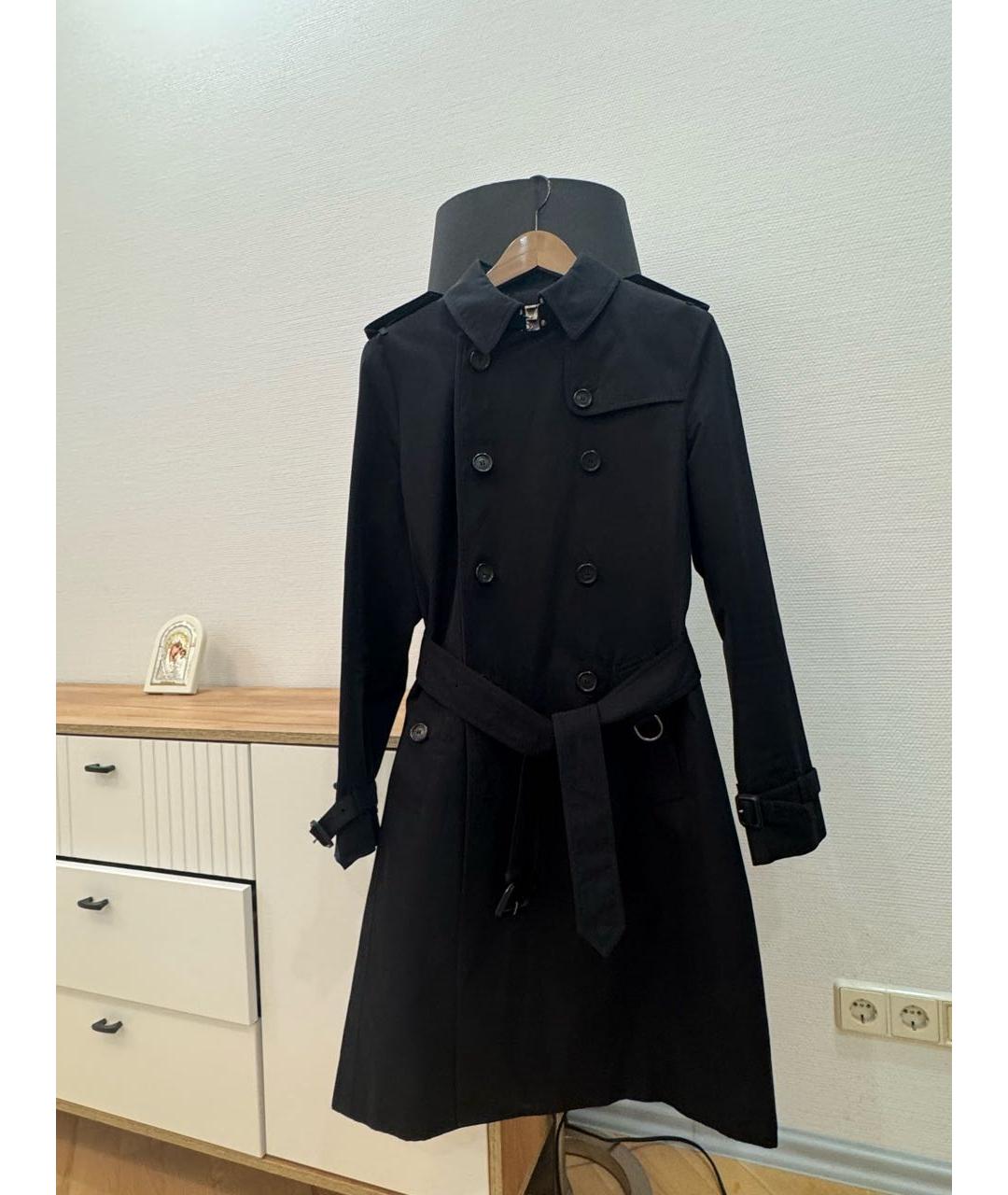 BURBERRY Черный тренч/плащ, фото 2
