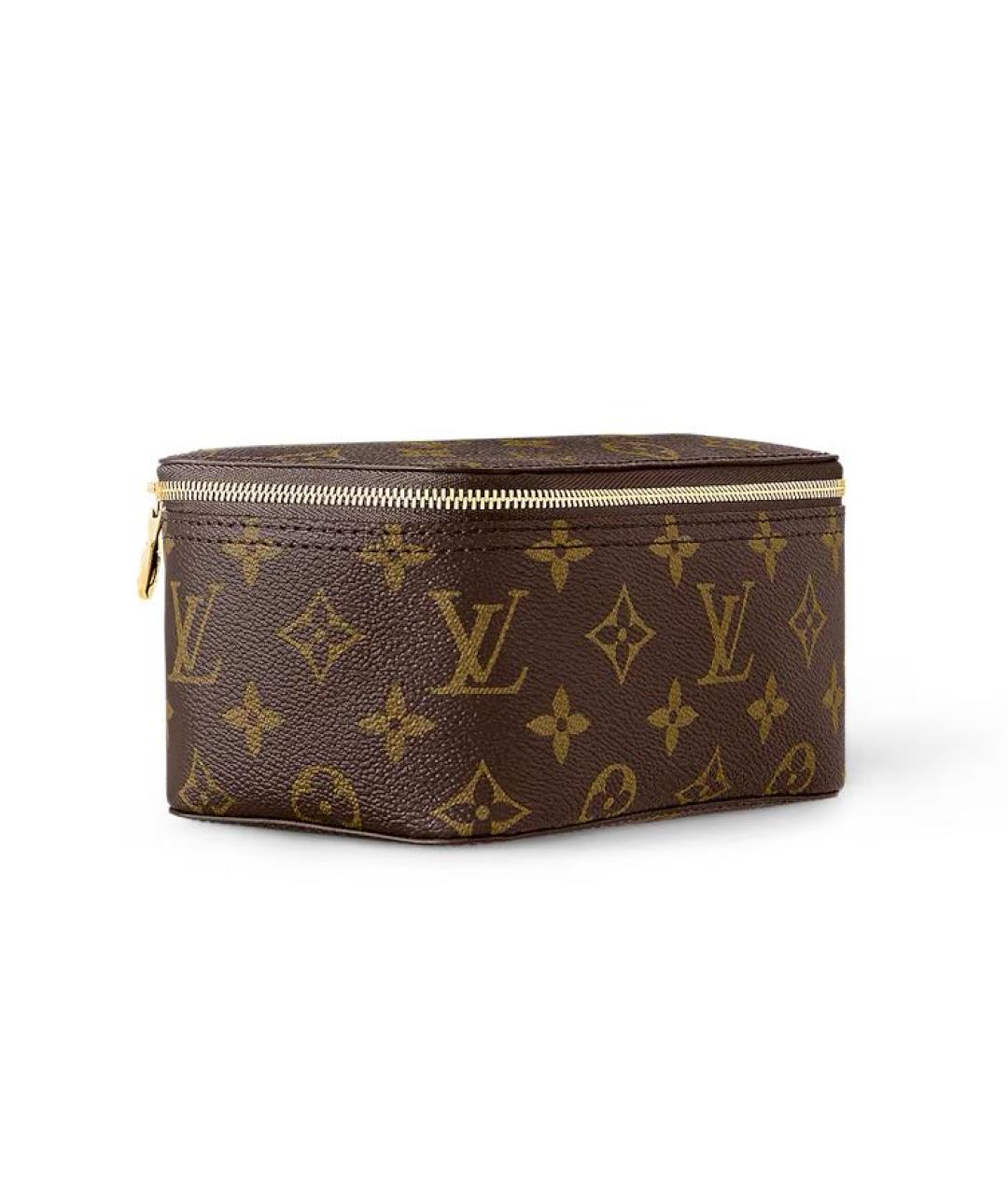 LOUIS VUITTON Коричневая косметичка, фото 3