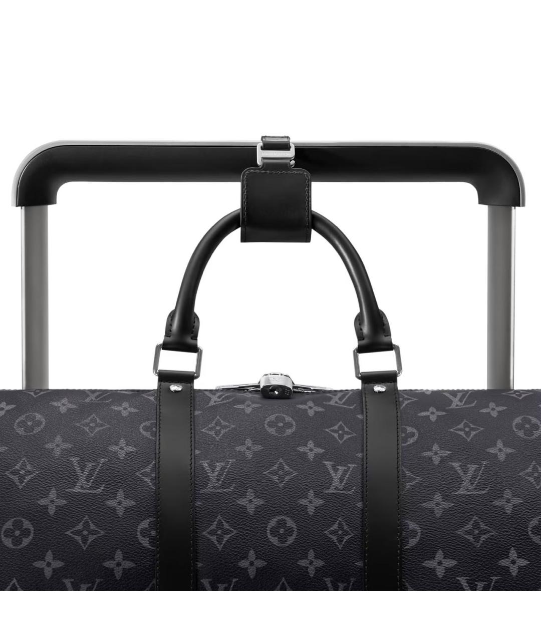 LOUIS VUITTON Черный чемодан, фото 5