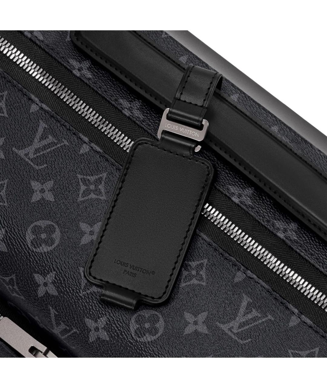 LOUIS VUITTON Черный чемодан, фото 4