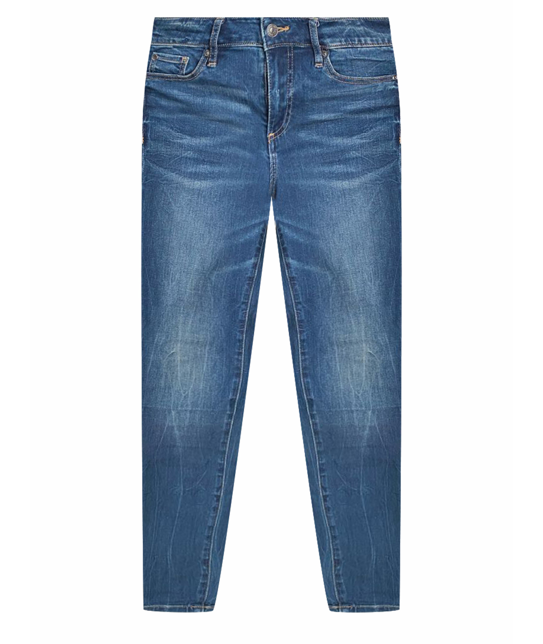ARMANI EXCHANGE Синие хлопковые джинсы слим, фото 1
