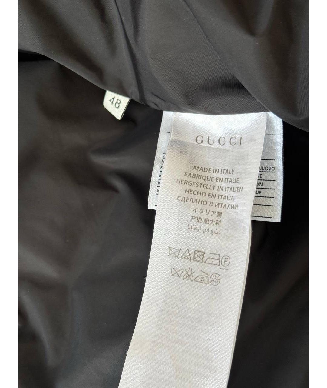 GUCCI Черная полиамидовая куртка, фото 8