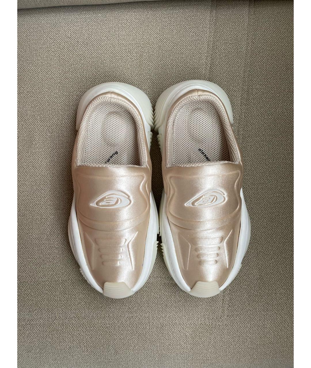 ALEXANDER WANG Бежевые кроссовки, фото 3