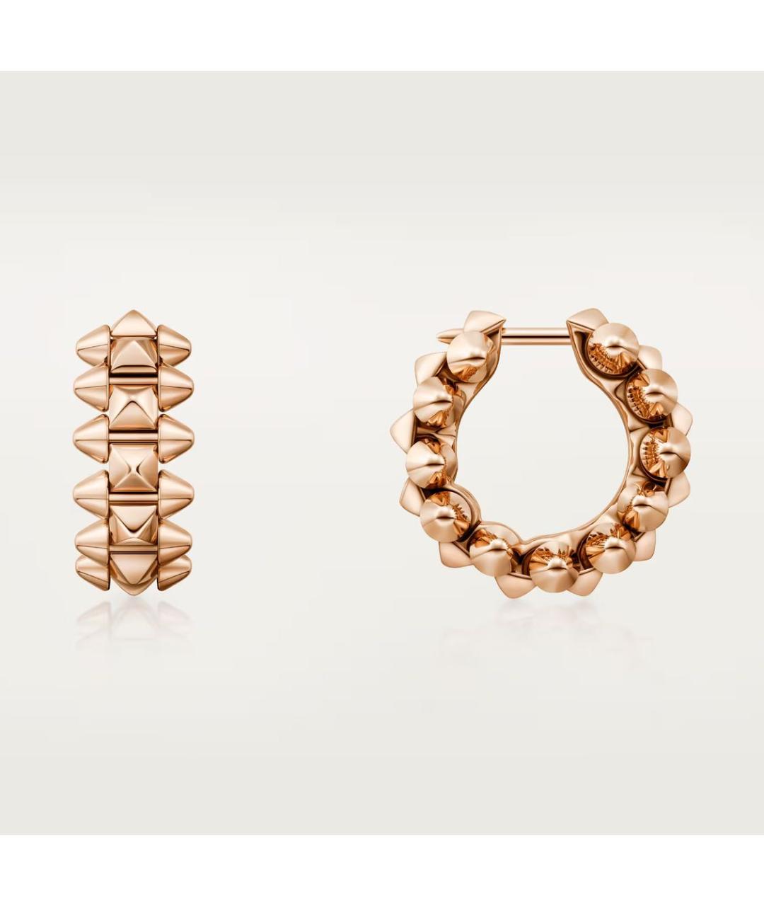CARTIER Серьги из розового золота, фото 4
