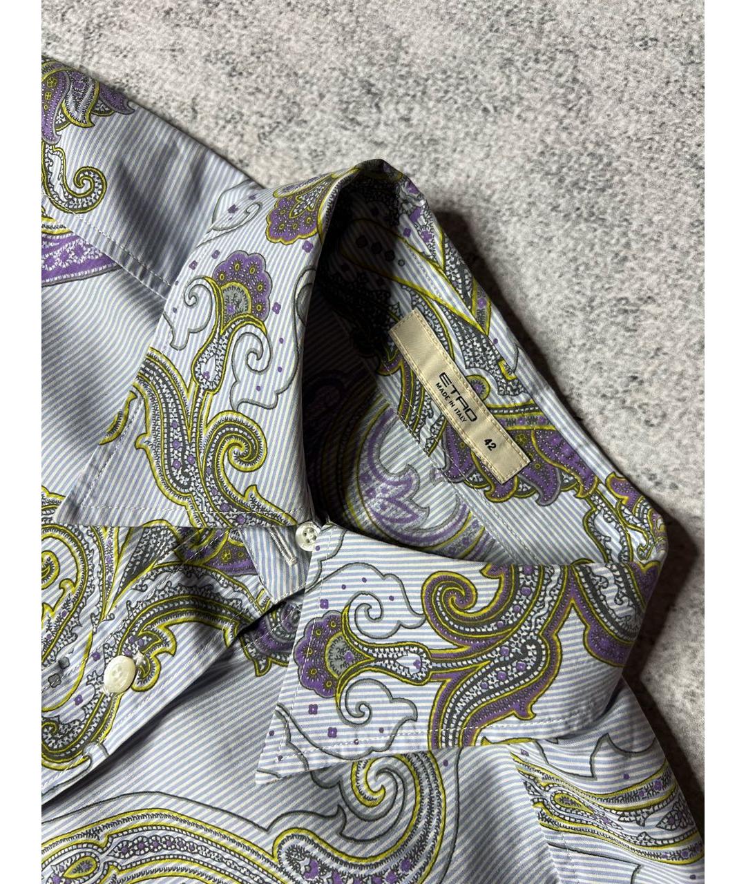 ETRO Мульти хлопковая рубашка, фото 5