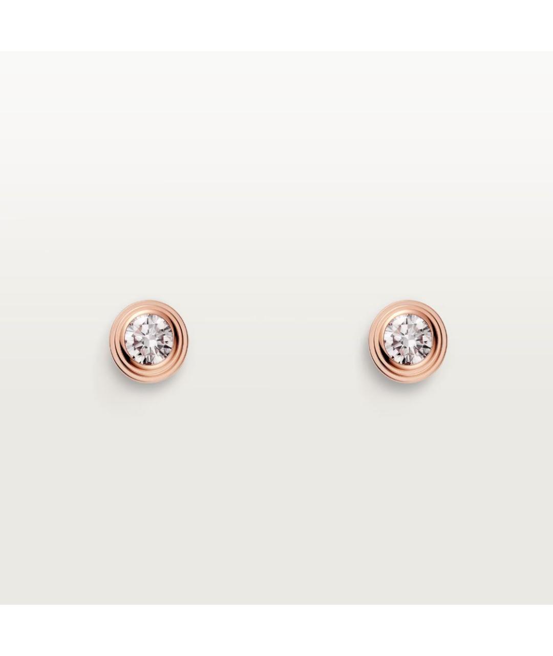 CARTIER Золотые серьги из розового золота, фото 6